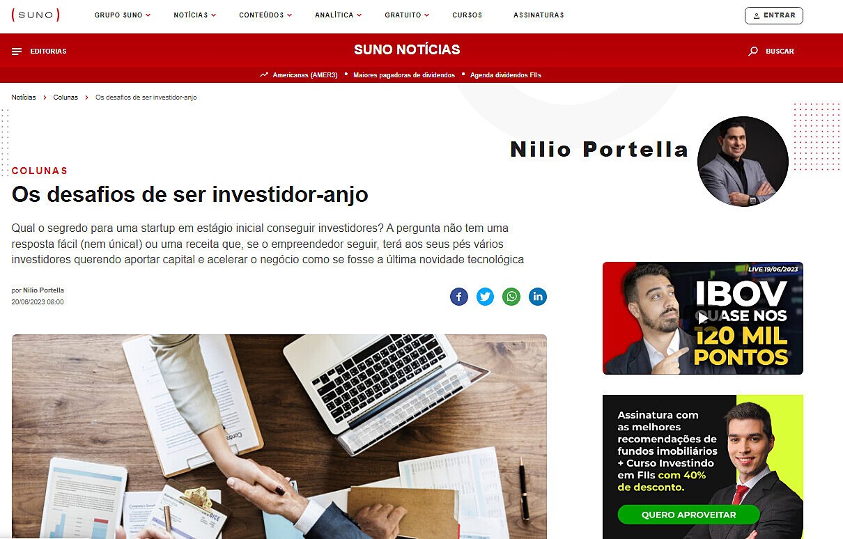 Os desafios de ser investidor-anjo
